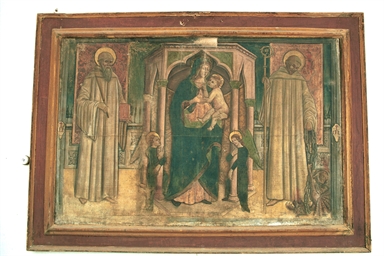 Madonna di Loreto con San Benedetto da Norcia e San Bernardo di Chiaravalle